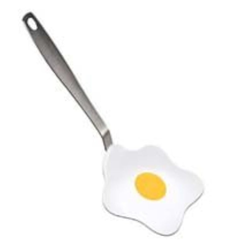 Gadjit Fried Egg Shaped Spatula with Single Yoke Design, Heat-Resistant Silicone, Dishwasher, So Fun To Use (1)